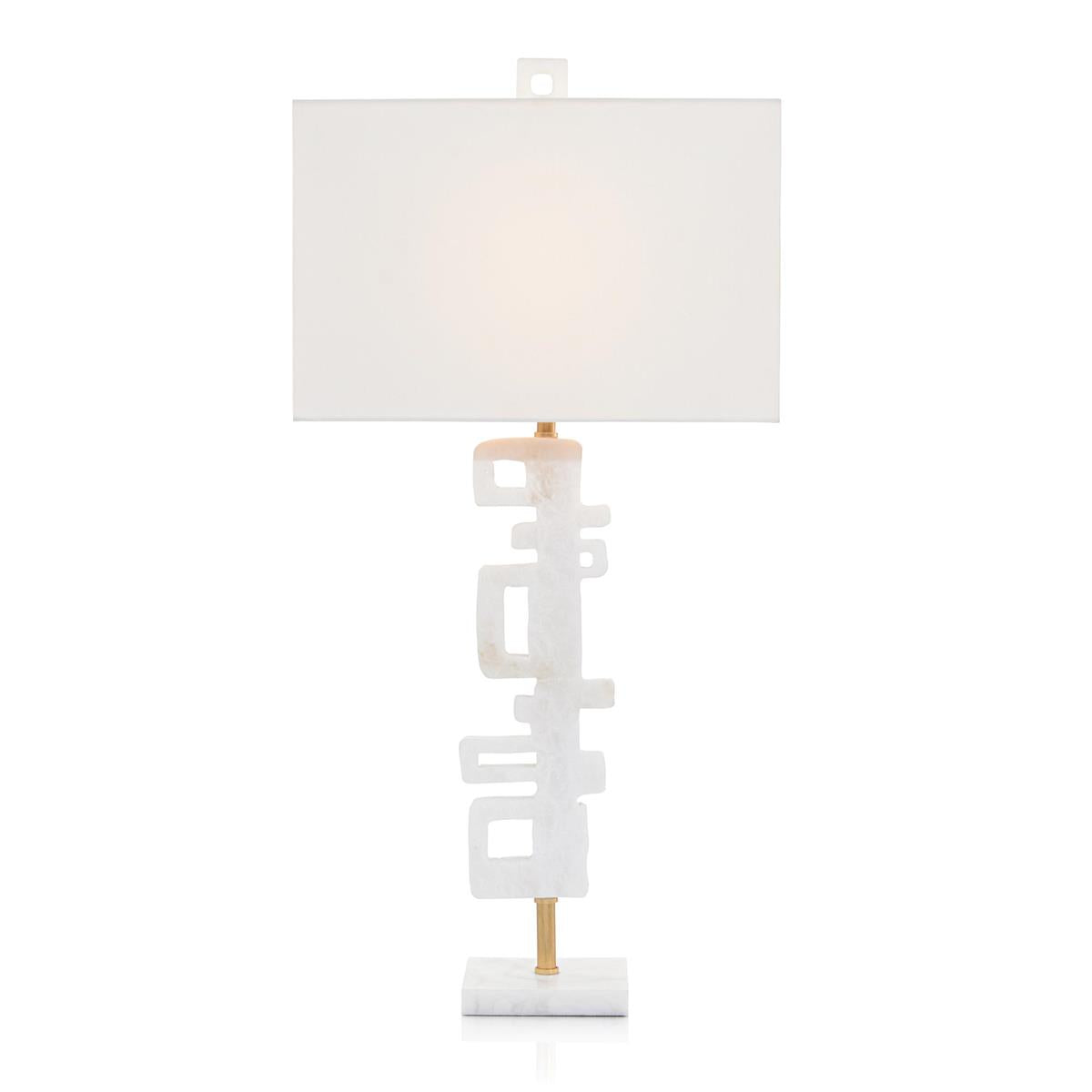 Abstract Antique Gold Leaf Table Lamp – Table Lamps by John Richard | Sutter & Vale