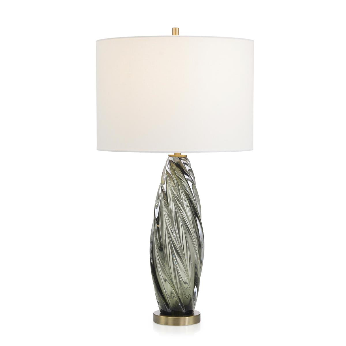 Olive Art Glass Table Lamp – Table Lamps by John Richard | Sutter & Vale