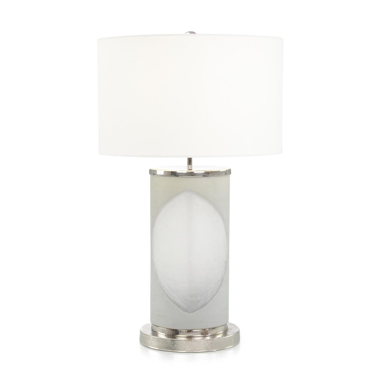 Oval Grey Table Lamp by John Richard | Sutter & Vale