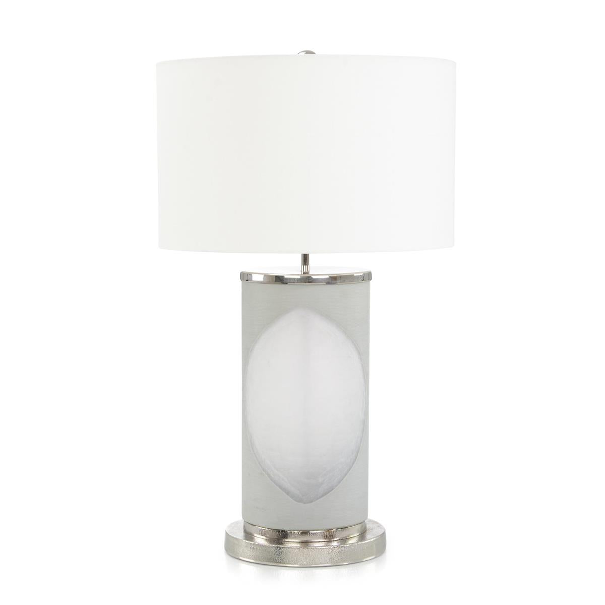 Oval Grey Table Lamp by John Richard | Sutter & Vale