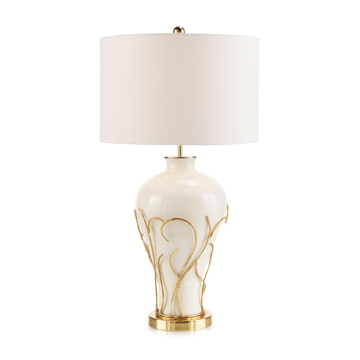 White Flame Table Lamp by John Richard | Sutter & Vale
