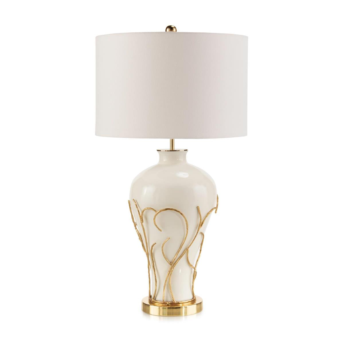 White Flame Table Lamp by John Richard | Sutter & Vale