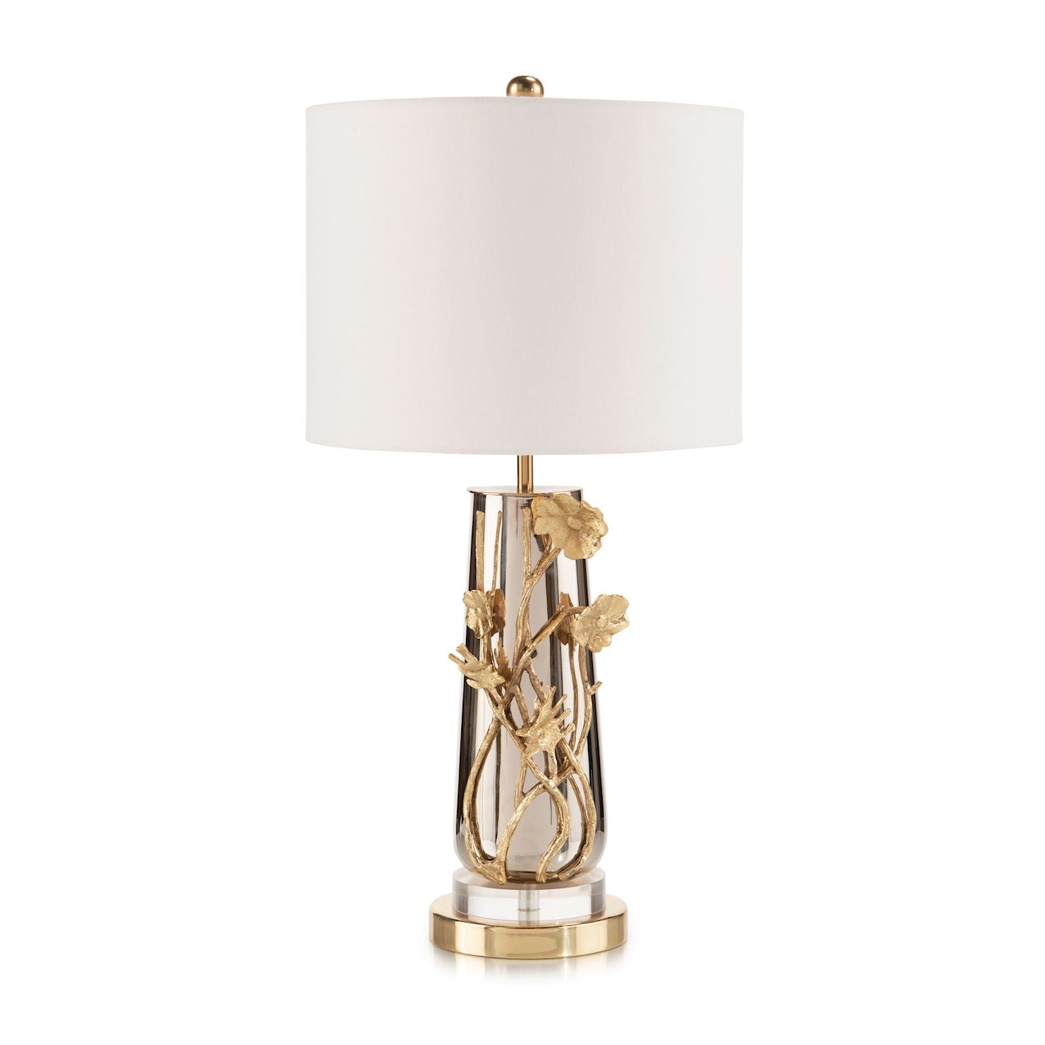 Nickel Poppy Table Lamp by John Richard | Sutter & Vale
