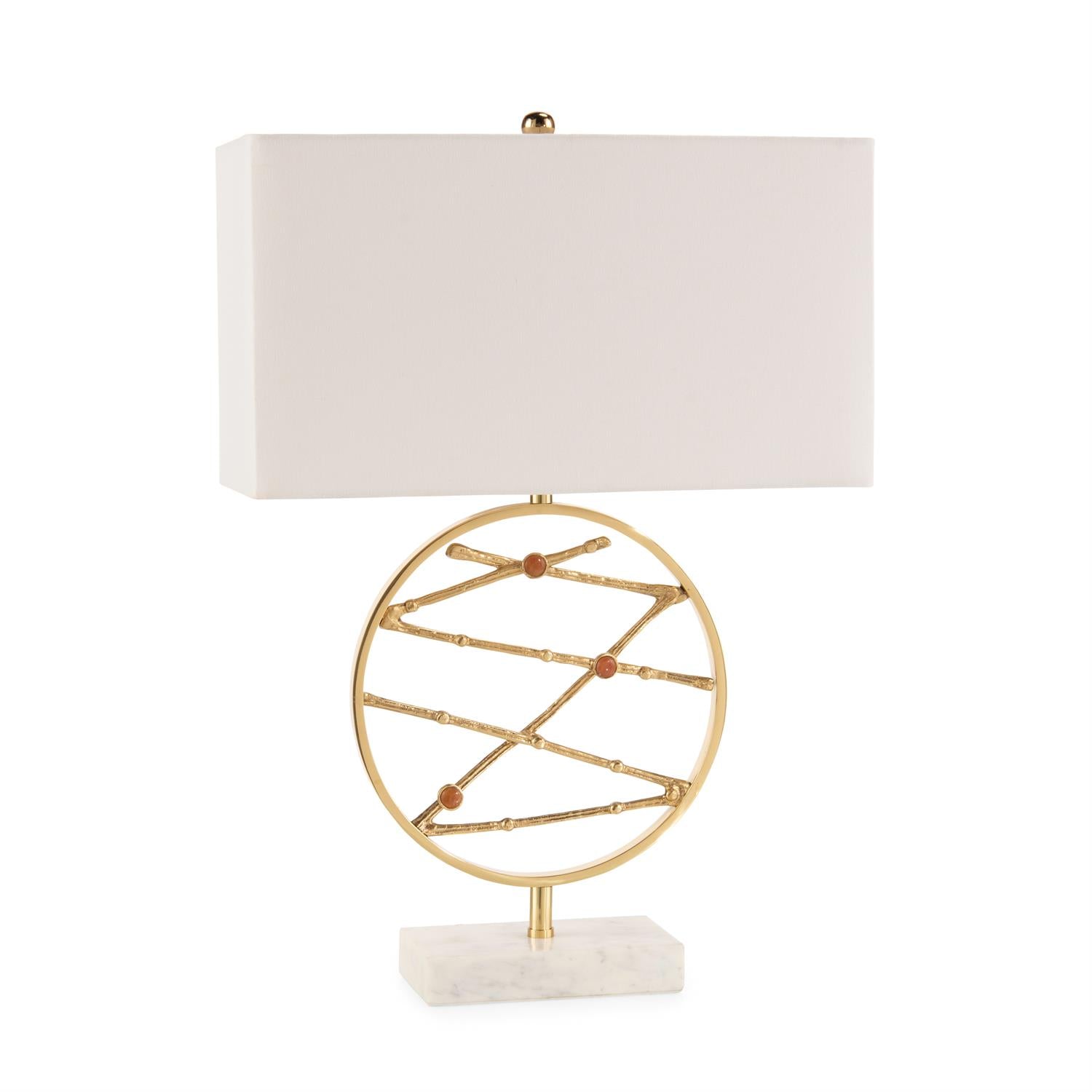 Golden Jasper Table Lamp