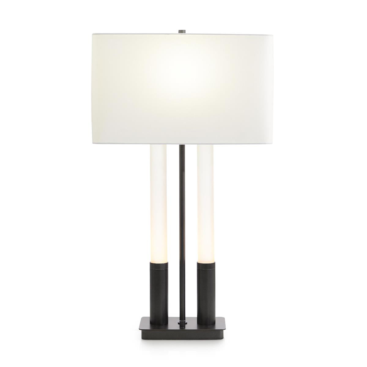 Gemini Table Lamp, Bronze by John Richard | Sutter & Vale
