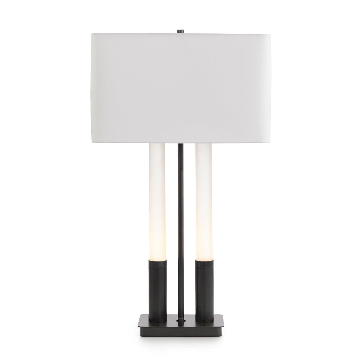 Gemini Table Lamp, Bronze by John Richard | Sutter & Vale