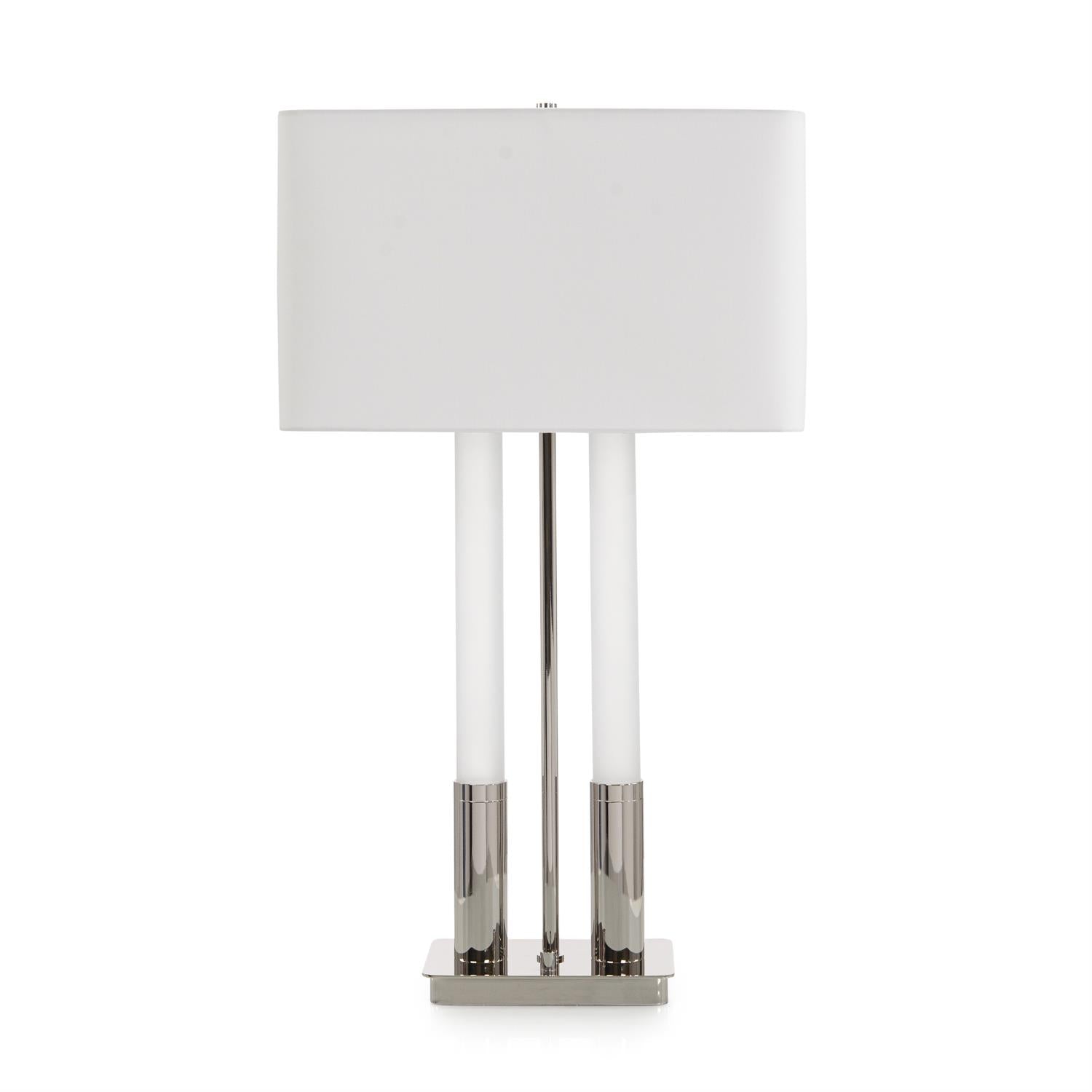 Gemini Table Lamp, Nickel