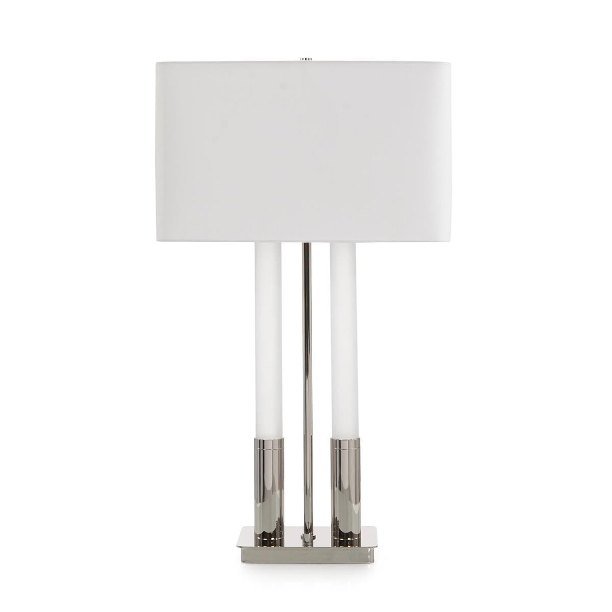 Gemini Table Lamp, Nickel by John Richard | Sutter & Vale