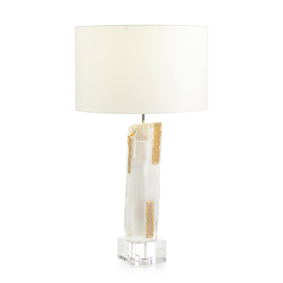 Gilded Selenite Table Lamp by John Richard | Sutter & Vale