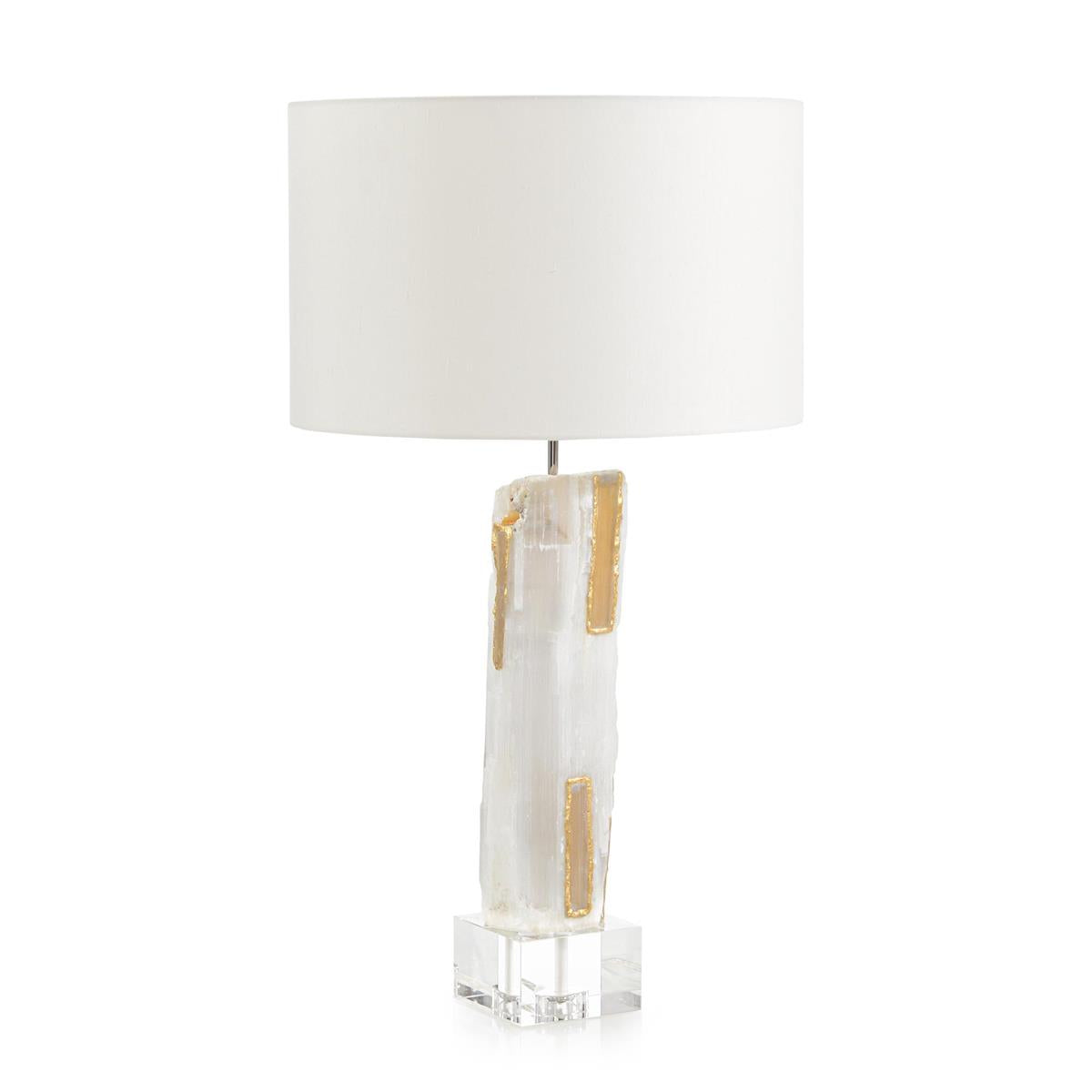 Gilded Selenite Table Lamp by John Richard | Sutter & Vale
