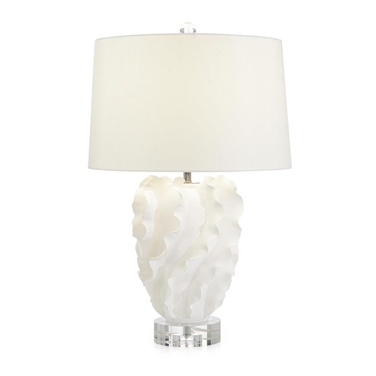 Balza Table Lamp, White – Table Lamps by John Richard | Sutter & Vale