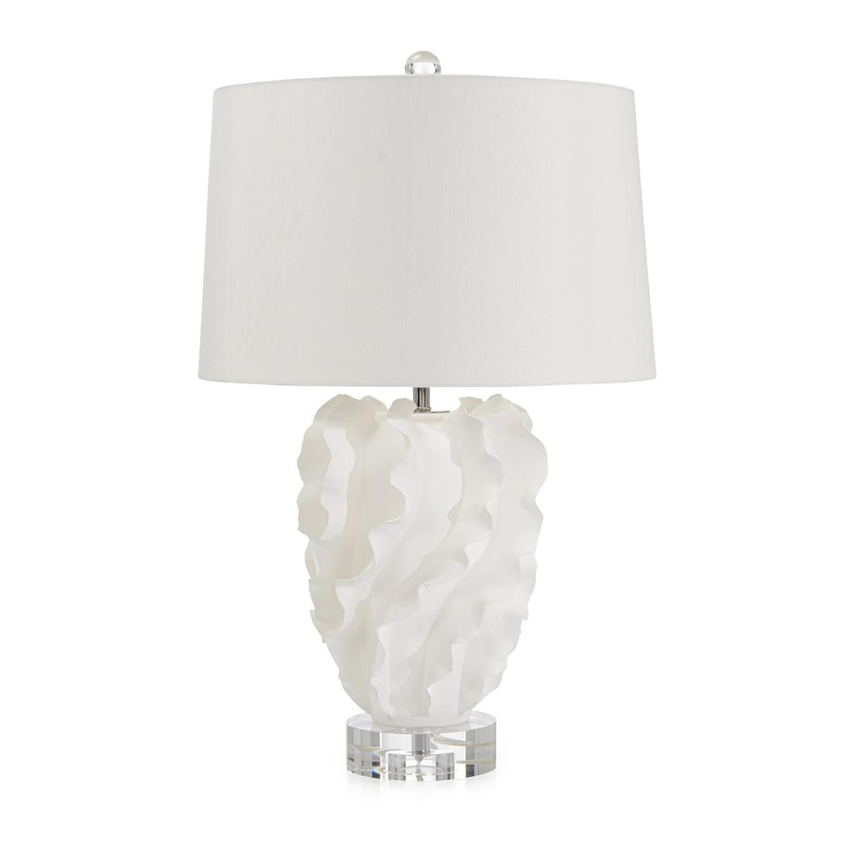 Balza Table Lamp, White – Table Lamps by John Richard | Sutter & Vale