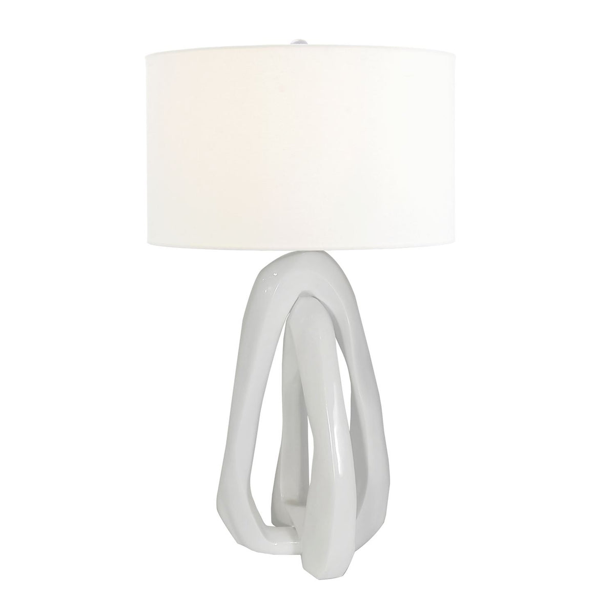 Terrene Table Lamp, White – Table Lamps by John Richard | Sutter & Vale