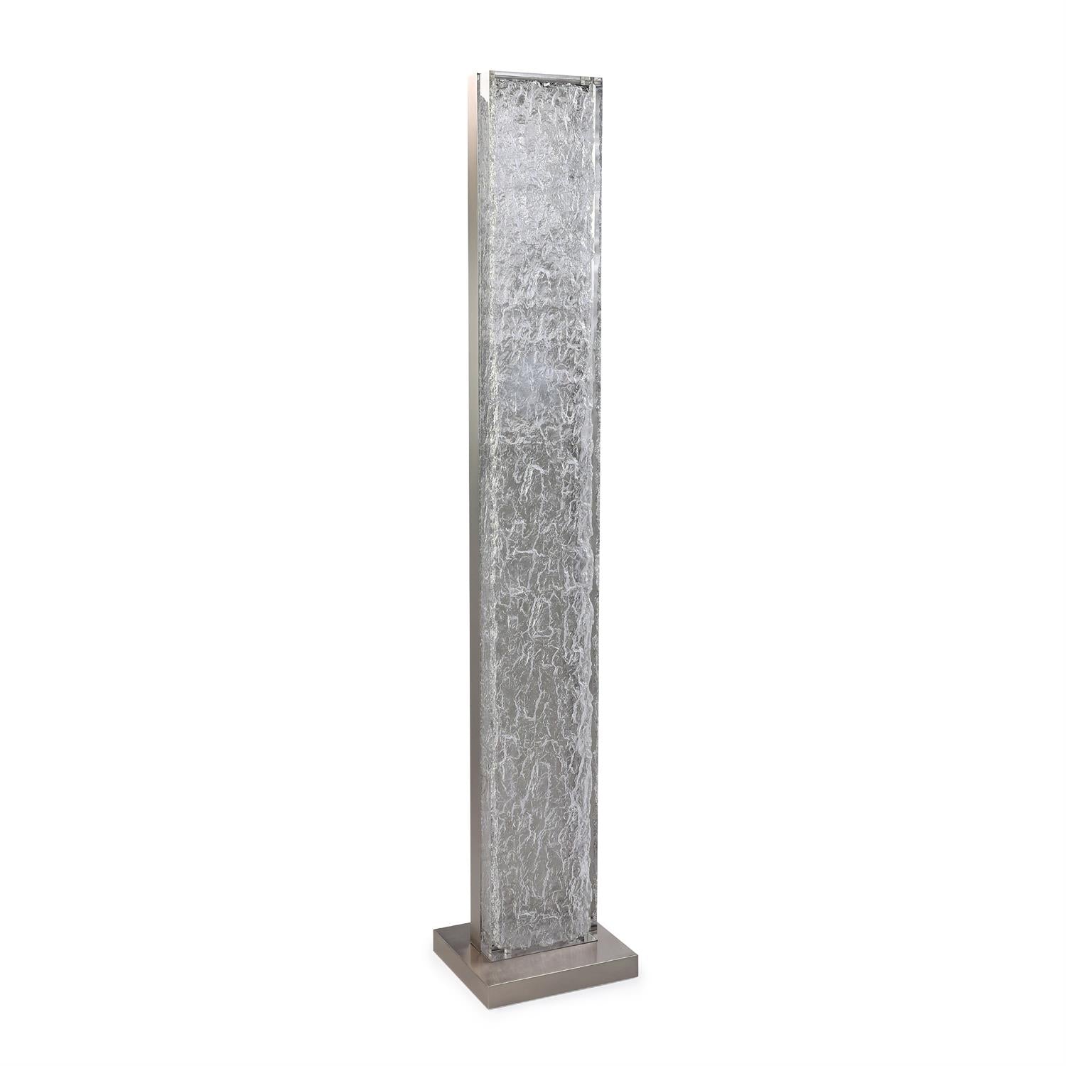 Boreal Floor Lamp, Nickel