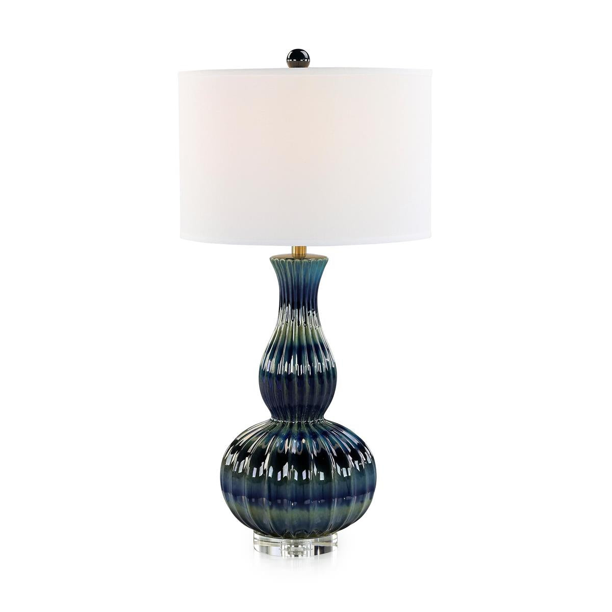 Genevieve Table Lamp, Blue – Table Lamps by John Richard | Sutter & Vale