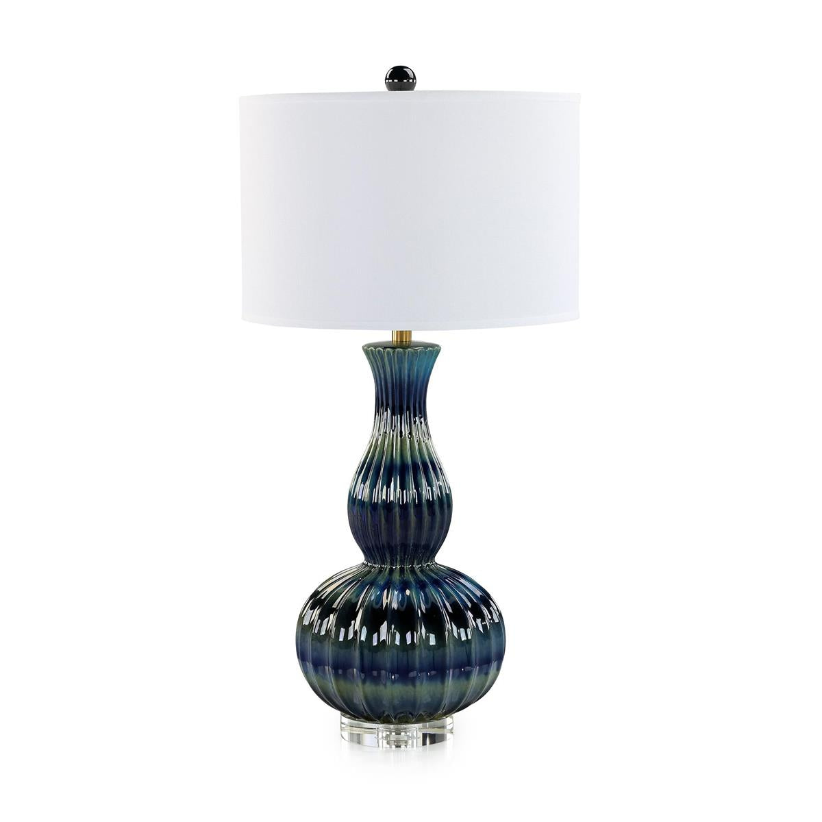 Genevieve Table Lamp, Blue – Table Lamps by John Richard | Sutter & Vale