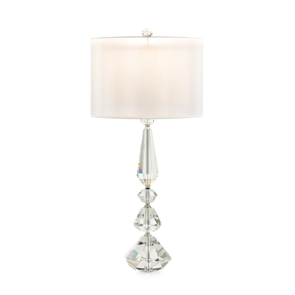 Balustered Crystal Table Lamp by John Richard | Sutter & Vale