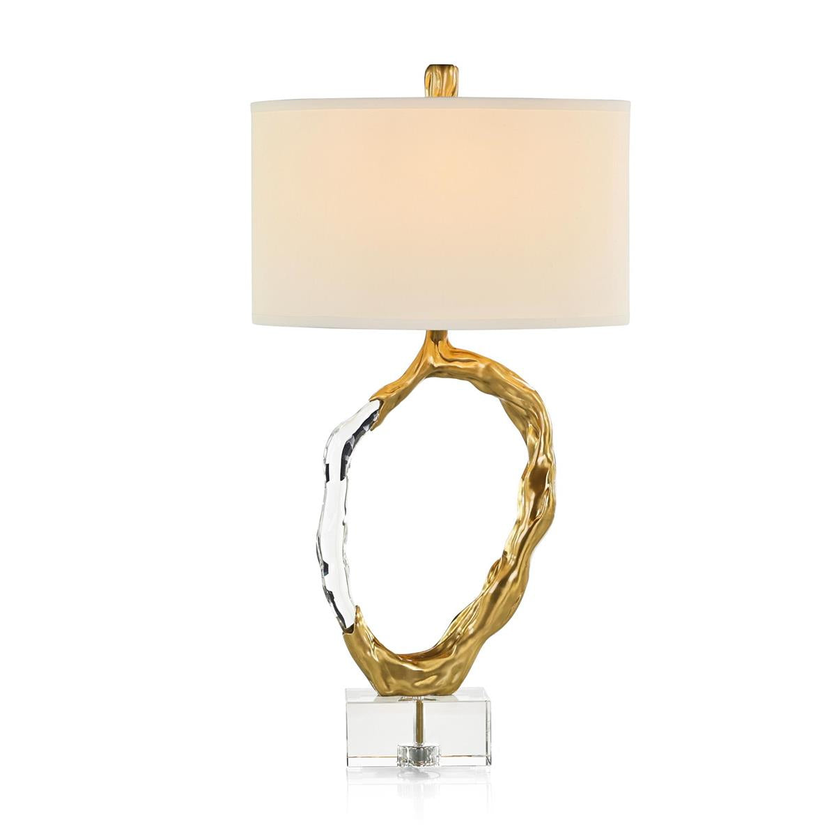 Metallic Ice Table Lamp, Brass by John Richard | Sutter & Vale