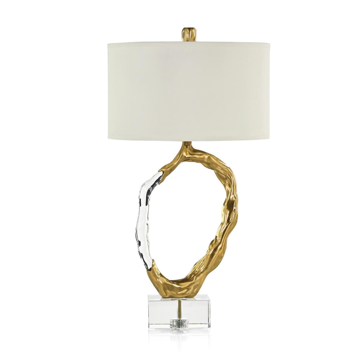 Metallic Ice Table Lamp, Brass by John Richard | Sutter & Vale