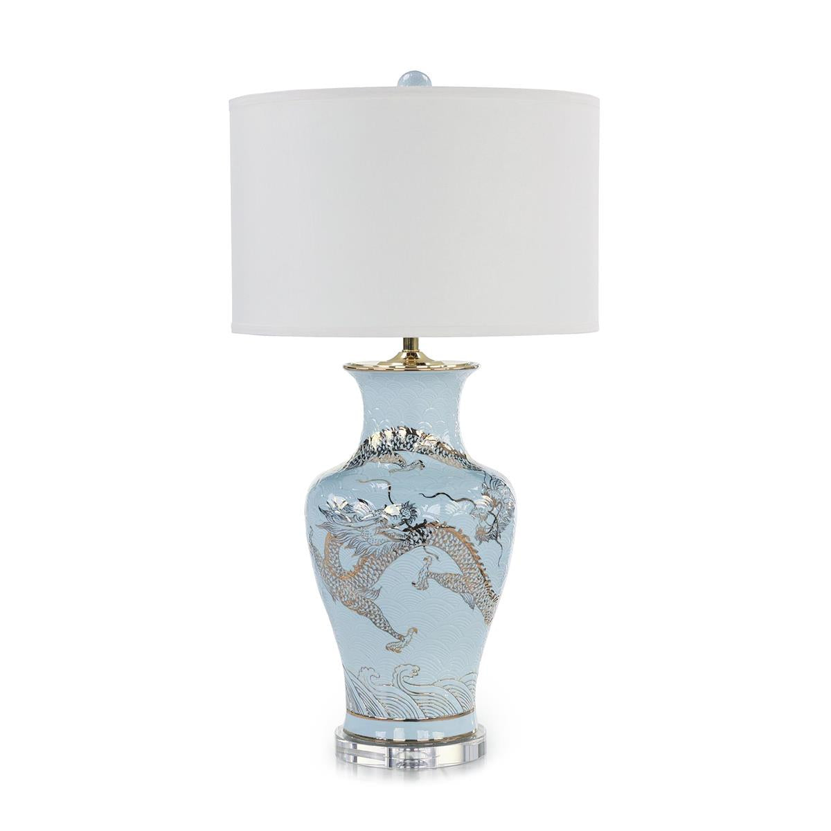 Dueling Dragons Table Lamp by John Richard | Sutter & Vale