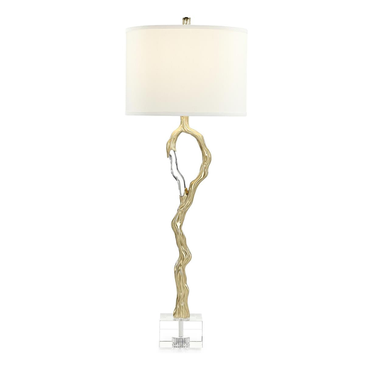 Metallic Ice Buffet Lamp, Brass – Art by John Richard | Sutter & Vale
