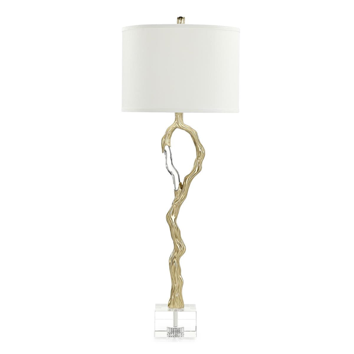 Metallic Ice Buffet Lamp, Brass – Art by John Richard | Sutter & Vale