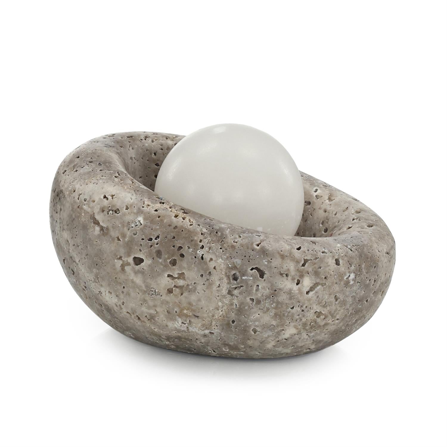 Nested Alabaster Accent Lamp