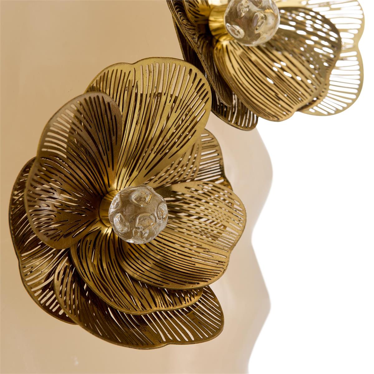 Golden Camellia Table Lamp – Table Lamps by John Richard | Sutter & Vale