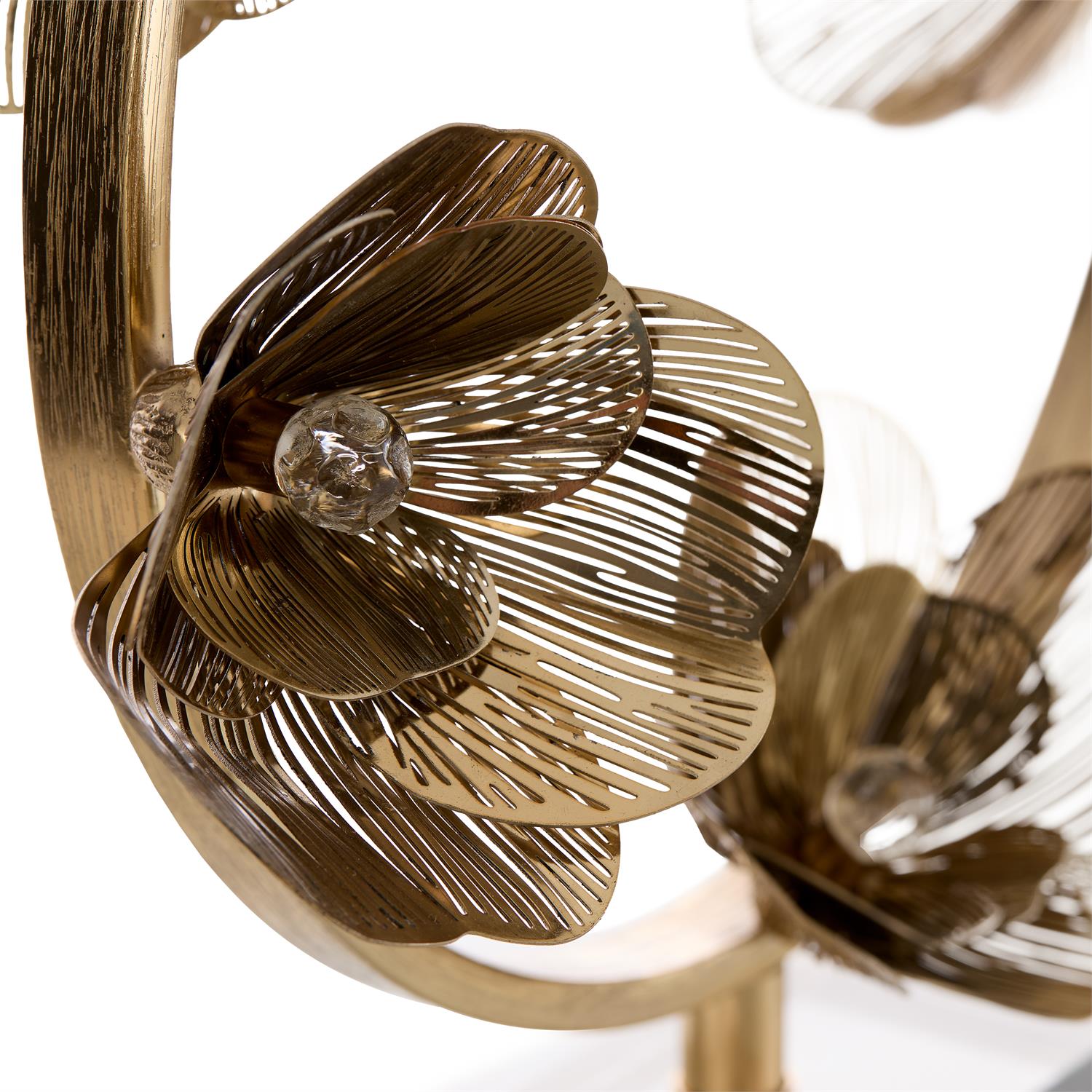 Golden Camellia Accent Lamp