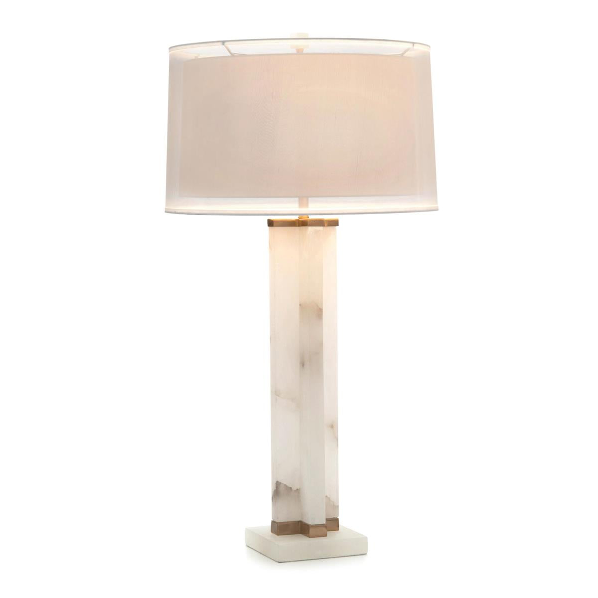 Alabaster Cross Table Lamp by John Richard | Sutter & Vale