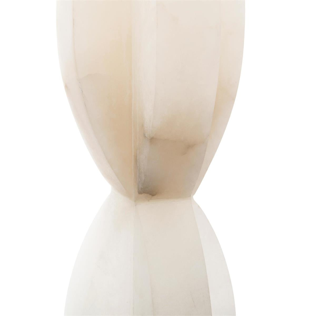 Crisscross Stacked Alabaster Floor Lamp – Floor Lamps by John Richard | Sutter & Vale