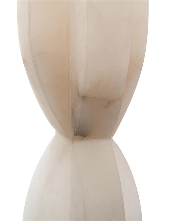 Crisscross Stacked Alabaster Floor Lamp – Floor Lamps by John Richard | Sutter & Vale