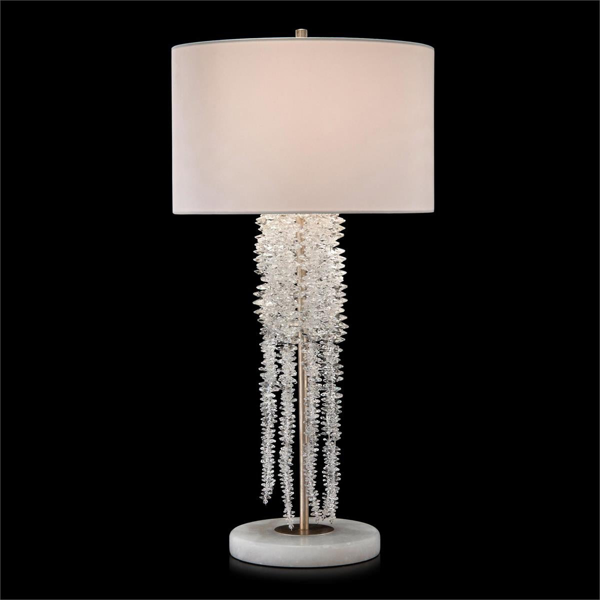 Cascading Crystal Waterfall Table Lamp by John Richard | Sutter & Vale