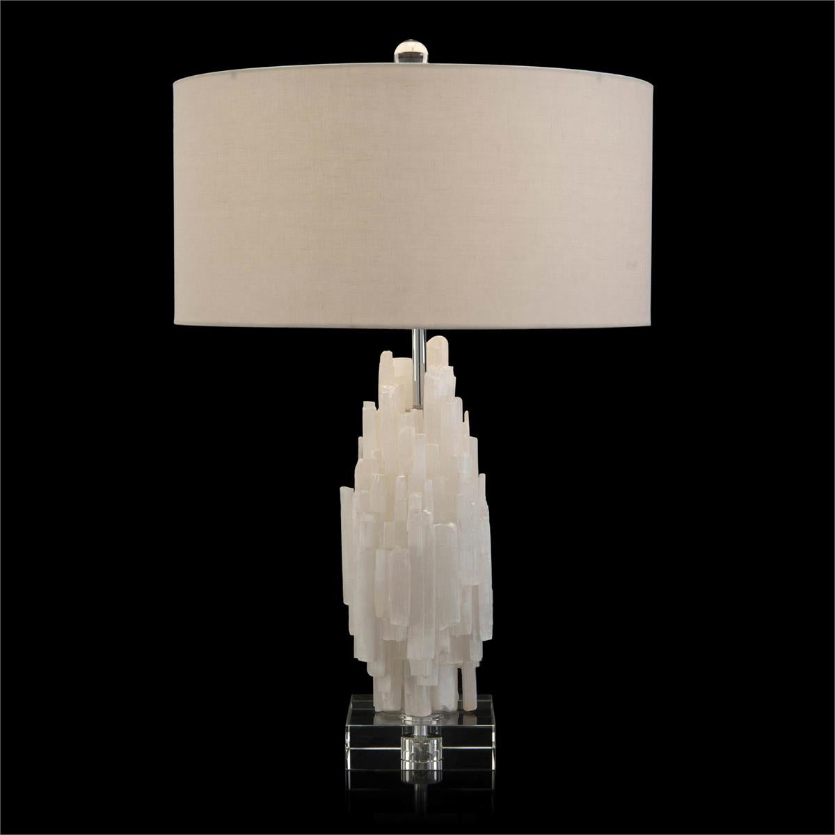 Tiered Selenite Table Lamp by John Richard | Sutter & Vale