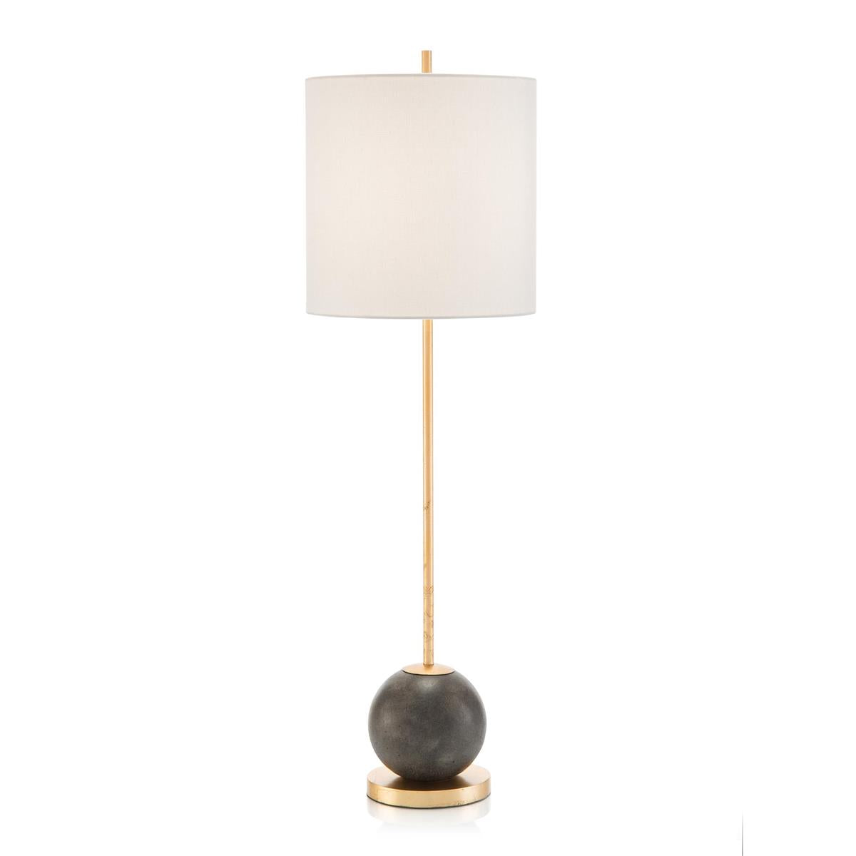 Concrete Sphere Buffet Lamp – Art by John Richard | Sutter & Vale