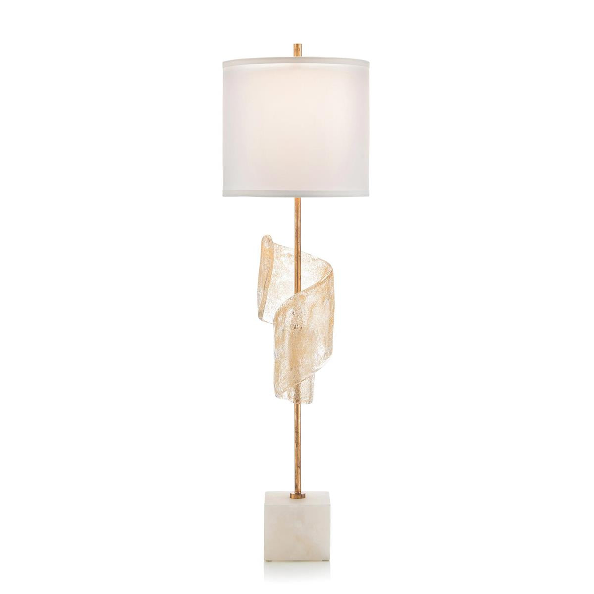 Furls With a Hint of Gold Buffet Lamp – Art by John Richard | Sutter & Vale