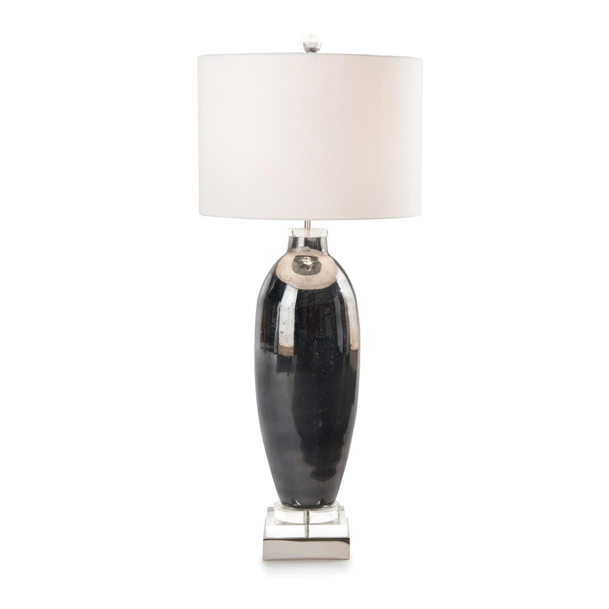 Smoky Blue Slender Table Lamp – Table Lamps by John Richard | Sutter & Vale