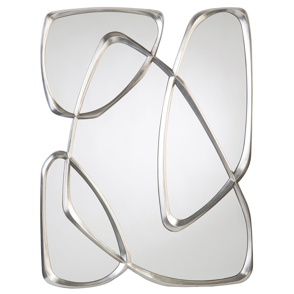 Zeta Mirror, Pewter – Mirrors by John Richard | Sutter & Vale