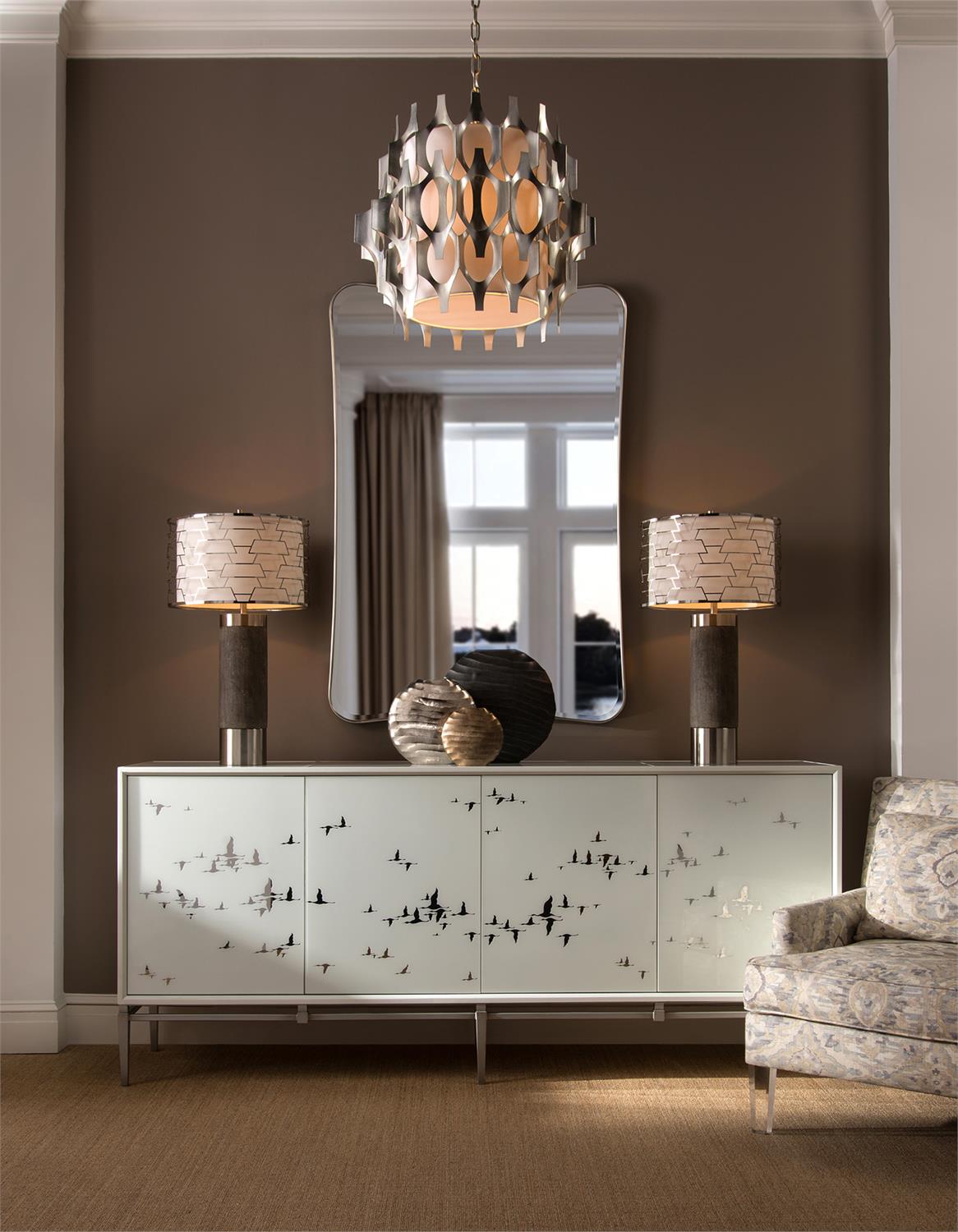 Moran Mirror, Pewter
