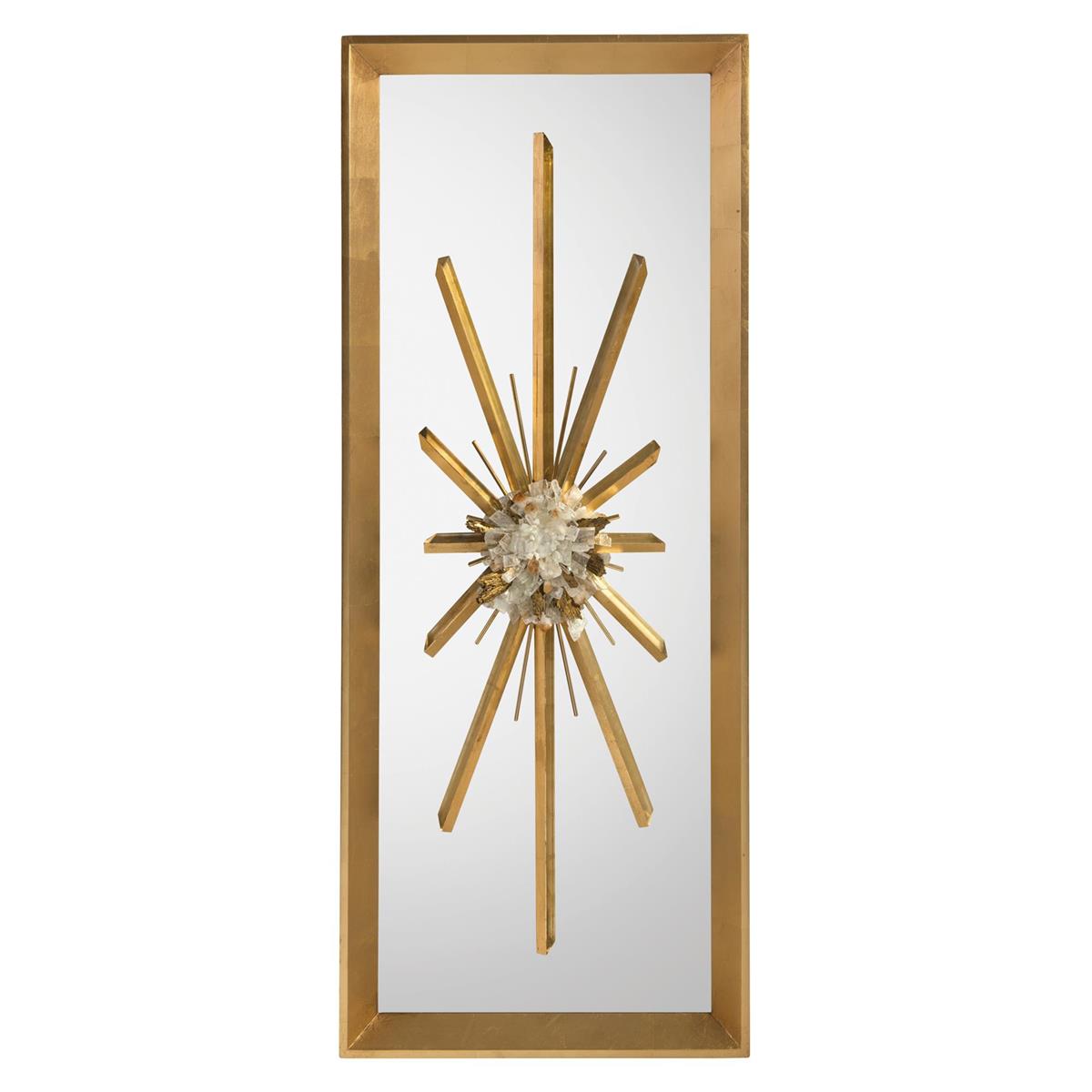 Golden Crystal Burst Mirror I – Mirrors by John Richard | Sutter & Vale