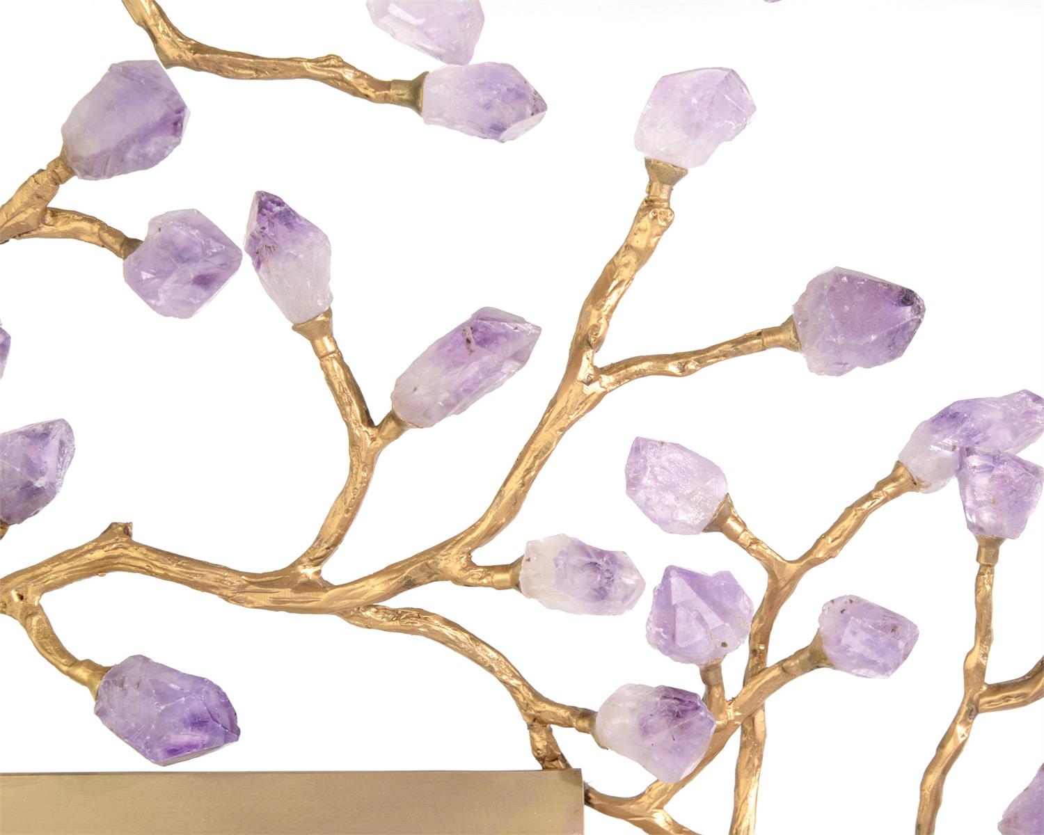 Budding Amethyst Mirror
