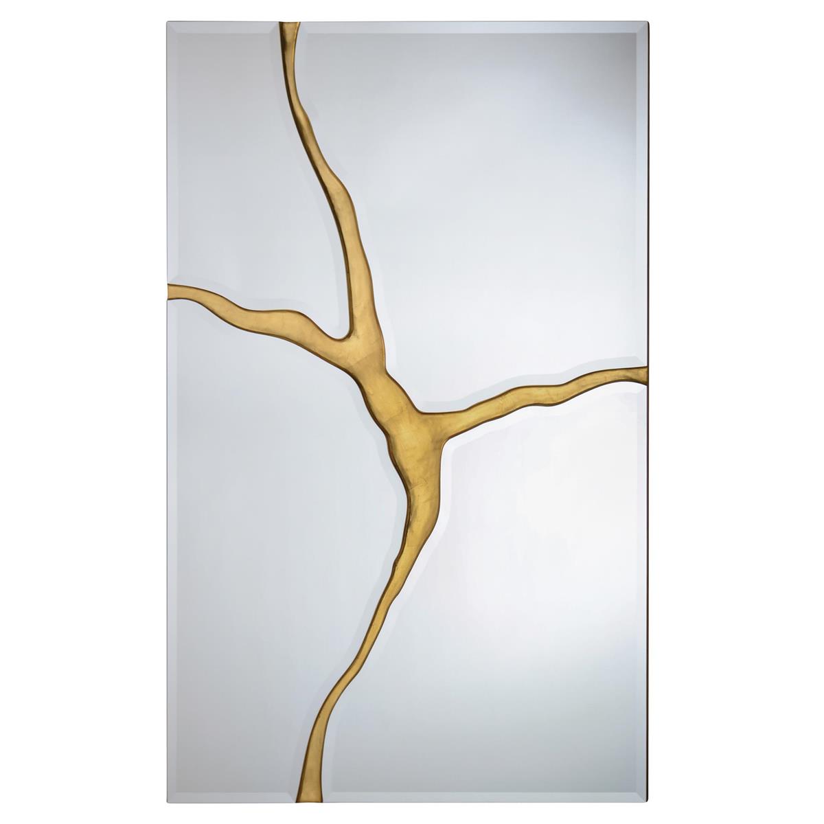Ravine Mirror, Gold – Mirrors by John Richard | Sutter & Vale