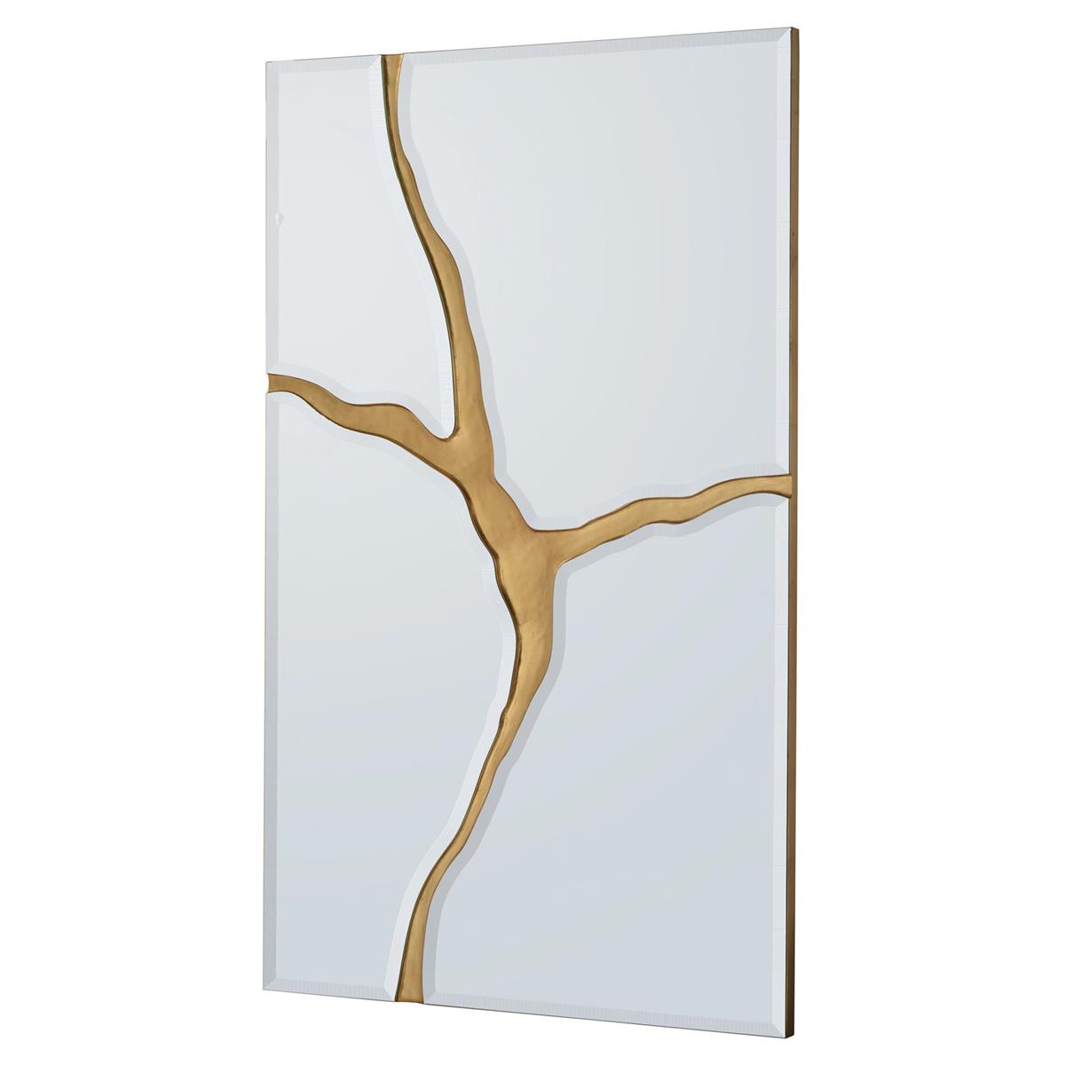 Ravine Mirror, Gold – Mirrors by John Richard | Sutter & Vale
