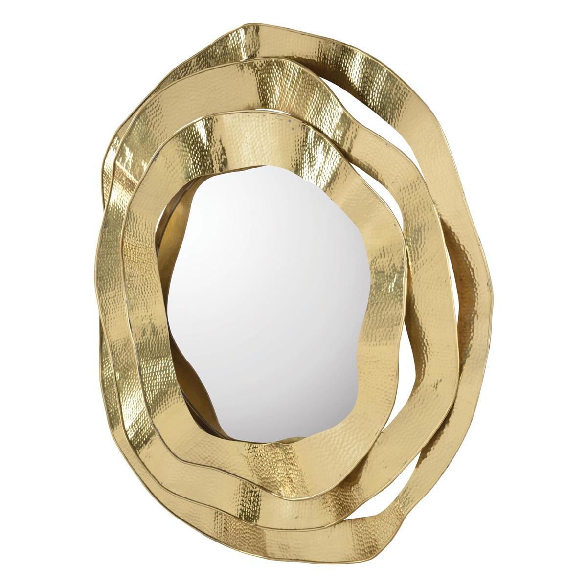 Ripple Mirror, Brass – Mirrors by John Richard | Sutter & Vale
