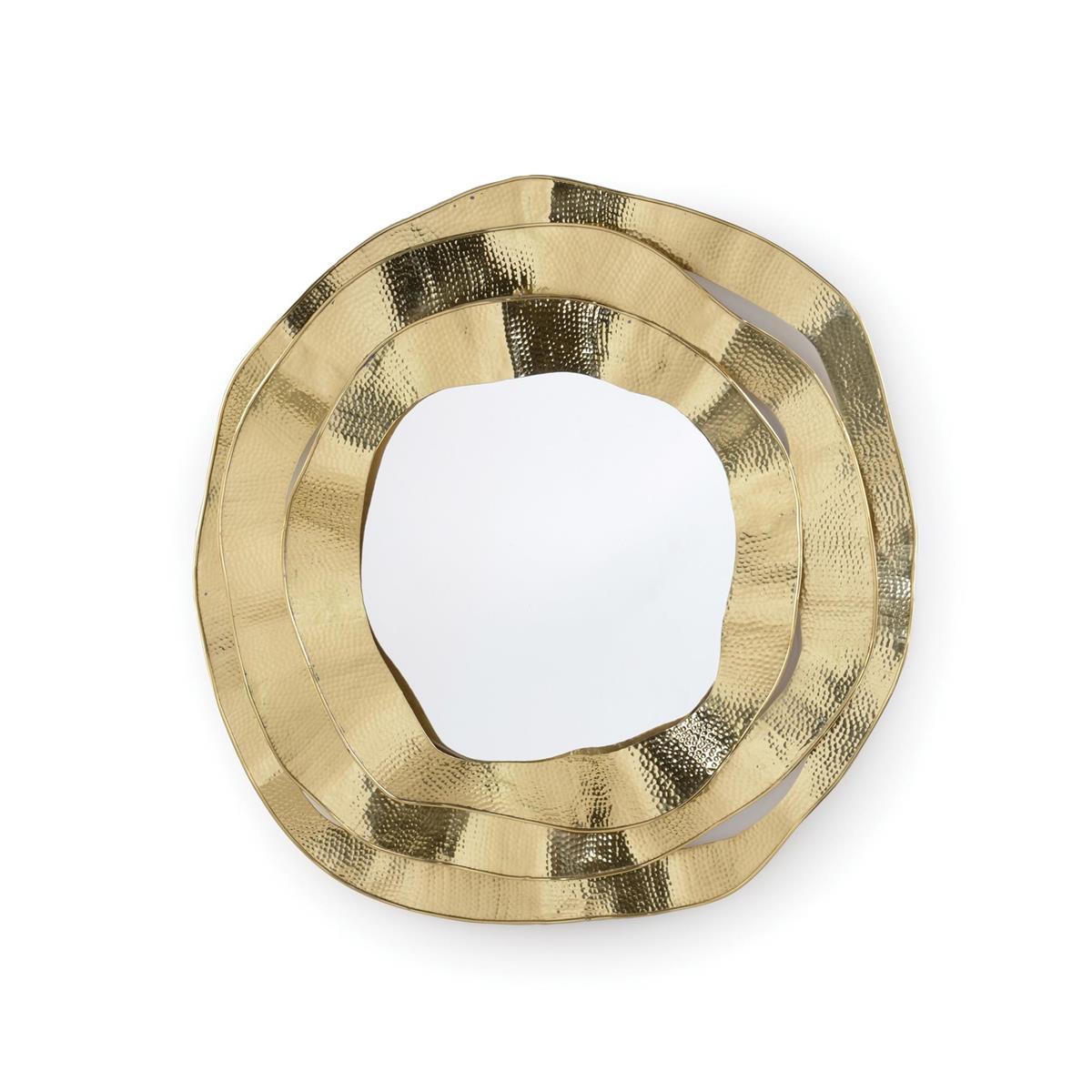 Ripple Mirror, Brass – Mirrors by John Richard | Sutter & Vale
