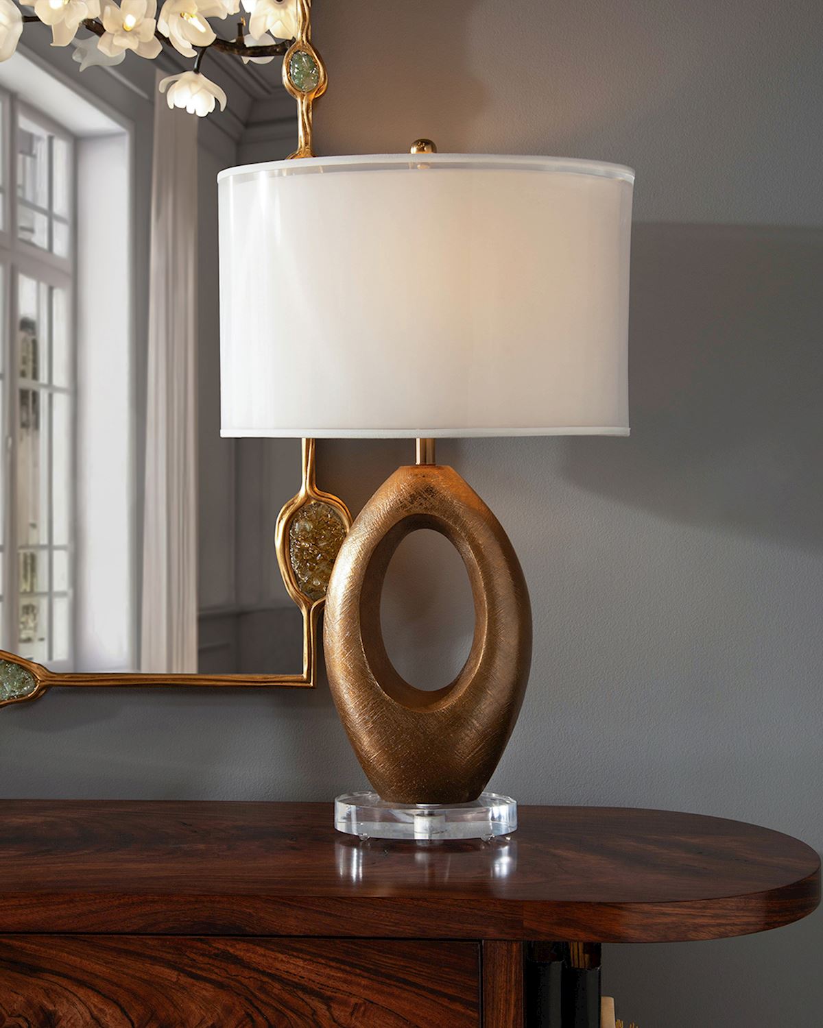Abbellire Mirror, Gold by John Richard | Sutter & Vale