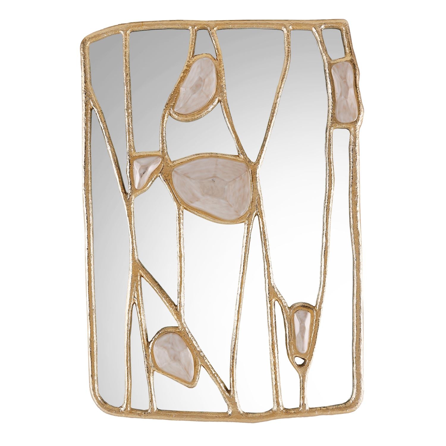 Embellished Branches Mirror, Gold by John Richard | Sutter & Vale
