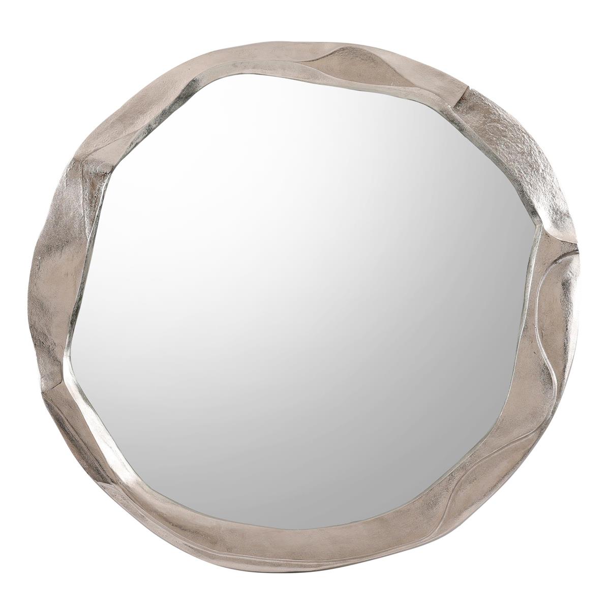 Round Ruga Mirror, Small Nickel by John Richard | Sutter & Vale