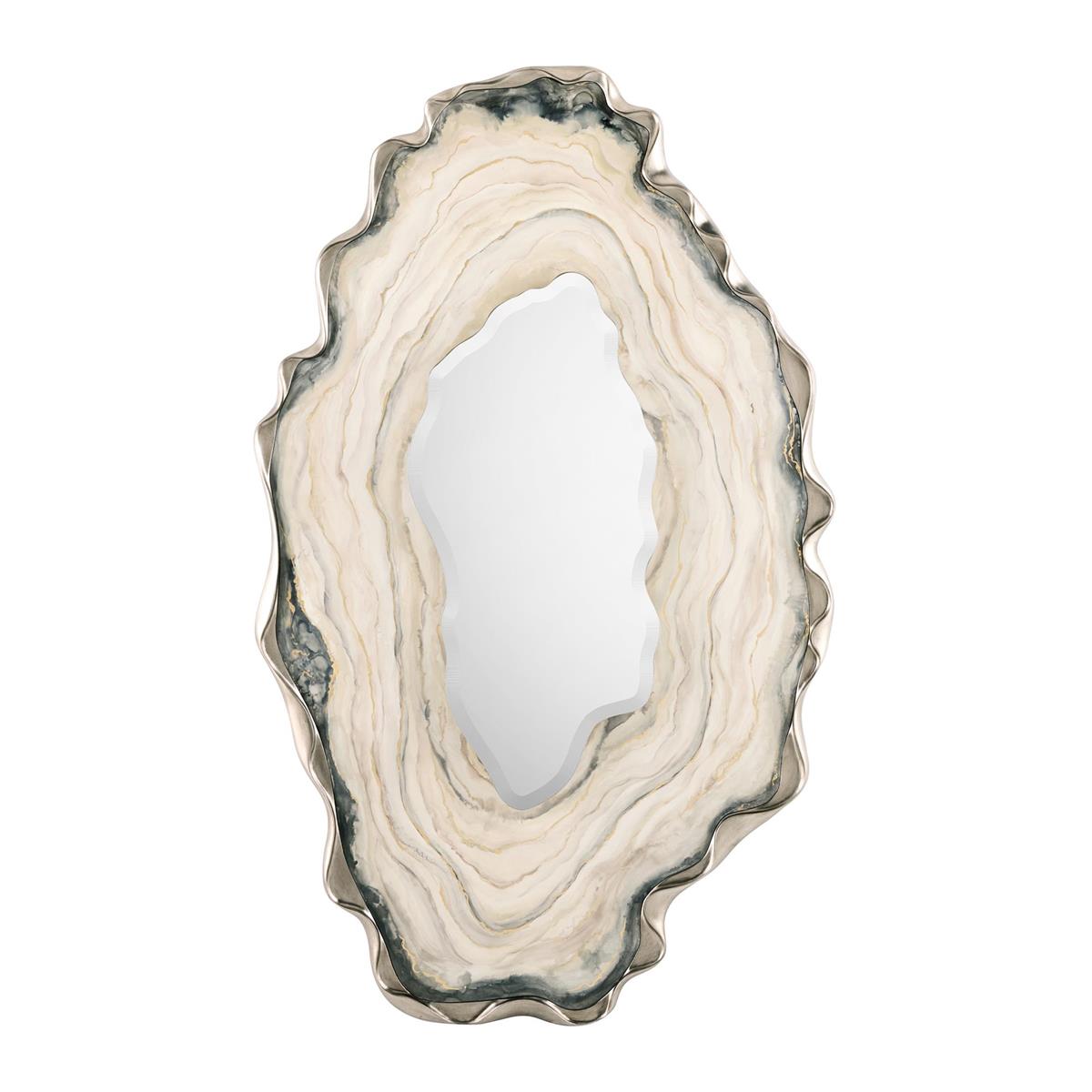 Dirillo Mirror, Tall Grey Agate – Mirrors by John Richard | Sutter & Vale