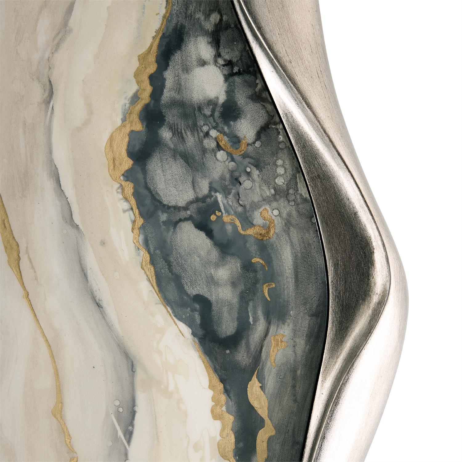 Dirillo Mirror, Tall Grey Agate